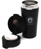 Портативная термочашка Vacuum Cup Elite Cafestyle EL-252 380 мл двухслойная термокружка с крышкой и поилкой, термос из нержавеющей стали с фильтром AND1335