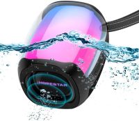 Беспроводная колонка со светомузыкой Hopestar P50 mini Black портативная Bluetooth мини акустика с RGB подсветкой USB AUX для Android IOS Черная
