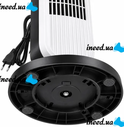 Электрический напольный вентилятор Bitek BT-2901 500W 3 режима 74 см колонный охладитель воздуха с поворотом и таймером отключения от сети 220V