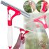 Швабра для чистки окон Water Spray Glass Cleaner 2 в 1 щетка очиститель стекла со скребком и распылителем пульверизатором для мытья стёкол Liao