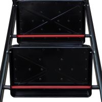 Складная стремянка на 3 ступени Mastar 3 Step Ladders до 150 кг раскладная трехступенчатая односторонняя лестница с антискользящим покрытием 84х40 см