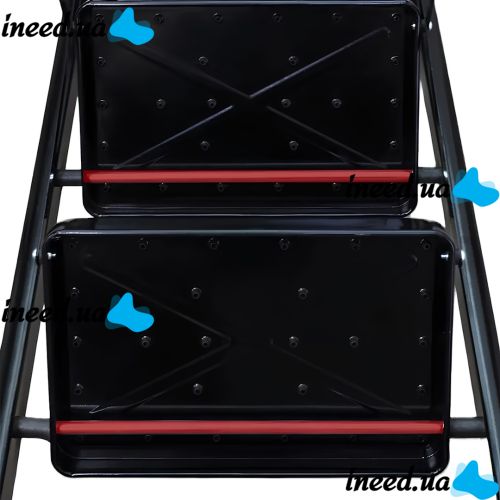 Складная стремянка на 3 ступени Mastar 3 Step Ladders до 150 кг раскладная трехступенчатая односторонняя лестница с антискользящим покрытием 84х40 см