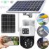 Уличная IP камера видеонаблюдения Solar Camera V36 WI-FI поворотная видеокамера с двумя линзами и удаленным доступом от солнечной панели