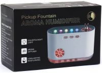 Humidifier Night Light Aroma Humidifier LA-0649 700 ml Ultrasonic Desktop Cleaner, Aroma Diffuser with RGB LED Backlight USB White
