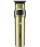 Беспроводная машинка для стрижки волос VGR V-991 5W 4 сменные насадки, аккумуляторный мужской триммер для окантовки бороды и усов с LED дисплеем USB