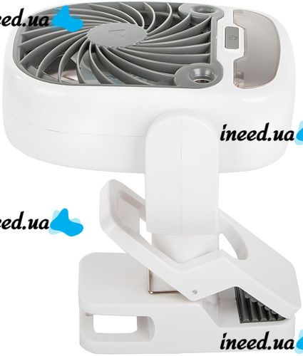 Handheld Mini Fan Arctic Air Coll Clamp Desktop Air Conditioner with Humidifier, Portable Air Cooler with Backlight on a USB Clothespin