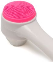 Silicone Facial Cleansing Brush Dual Face Brush TC-300 2 in 1 Double-sided Brush for Delicate Washing and Cleansing of the skin Joko Blend Pink