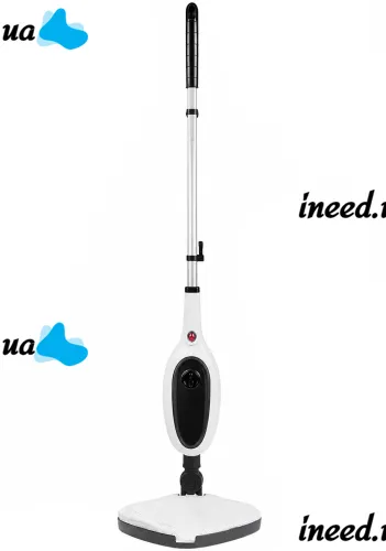 Ручная паровая швабра Steam Mop PR-355 12в1 300 мл пароочиститель высокого давления с баком для воды и насадками для уборки и мытья пола от сети