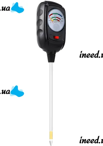 Анализатор грунта для измерения влажности Soil Tester S-9 3 в 1 тестер измеритель для контроля pH и плодородия для сада, огорода и комнатных растений