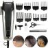 Men's Professional VGR V-120 Pro Hair Clipper 8 nozzles, Trimmer electric shaver for edging beard and mustache from the 10W network Black