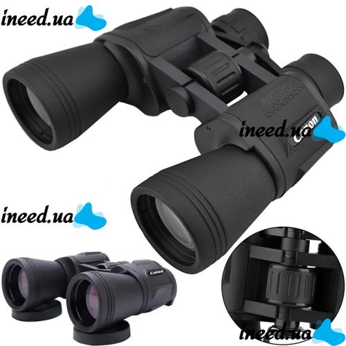 Мощный водонепроницаемый бинокль Canon 70x70 56m/1000m с защитным клапаном и чехлом для переноски для охоты и рыбалки для наблюдения