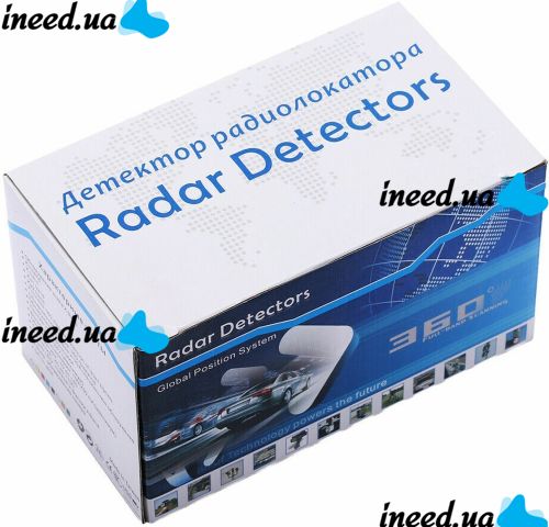 Автомобильный лазерный антирадар Radar Detectors T9-V7 детектор радиолокатора, радар обнаружитель измерения скорости с LED дисплеем на 360° V7