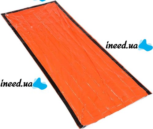 Аварийный спальный мешок Emergency Sleeping Bag многоразовый водонепроницаемый спасательный термомешок, спальник из фольги для экстремальных условий