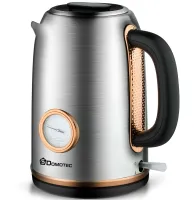 Электрический чайник Domotec MS-7849 на 1.7л настольный дисковый электрочайник Домотек 2200W с термометром и автоматическим отключением от сети