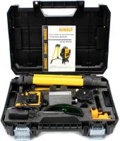 Лазерный уровень DeWalt DCLE34031N 4D 16-линейный зеленый луч на 2 аккумулятора, нивелир для измерения пересечения линий на 360 со штативом в кейсе