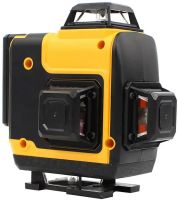 Лазерный уровень DeWalt DCLE34031N 4D 16-линейный зеленый луч на 2 аккумулятора, нивелир для измерения пересечения линий на 360 со штативом в кейсе