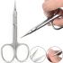 Manicure Scissors Zinger B106S 9.5cm Curved scissors for cuticles, nails and burrs with rounded ends for manicure and pedicure Lenon