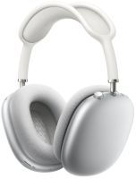 Беспроводные Bluetooth наушники AirPods Max Silver полноразмерные блютуз стереонаушники с микрофоном и шумоподавлением в чехле Smart Case MGYJ3