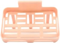 Hanging Shelf for Bathroom Caddy Storage Shelf Plastic Hanging Organizer for Wall Storage, Self-adhesive Rack with Suction Cups 12x8 cm