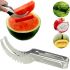 Ніж для чищення і нарізування кавуна і дині часточками Angurello Genietti Watermelon Slicer, Слайсер для фігурної нарізки кавунів 24.5 см, Кавурезка