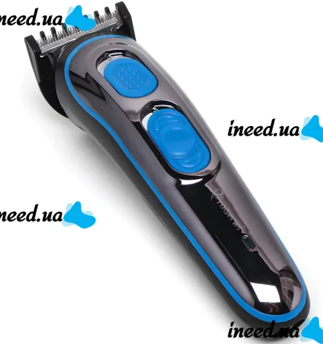 Gemei GM-587 cordless hair trimmer is a professional cordless beard and mustache trimmer with interchangeable attachments.