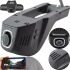 Автомобільний відеореєстратор UKC DVR D9 Wi-Fi HD 1080p на лобове скло, авторегістратор H7 з управлінням від телефону в салон машини чорний