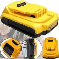 Универсальная аккумуляторная батарея Dewalt DCB203 Yellow Li-on 24V 2Ah для электроинструмента, дополнительный аккумулятор для шуруповерта 24В Желтый