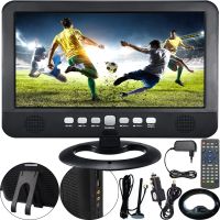 Автомобильный портативный телевизор Opera TV OP-1002 13,8" дюймов T2 от сети и от прикуривателя, Экран Опера с аккумулятором USB SD в автомобиль