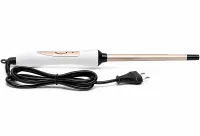 Curling iron for afro curls Promozer MZ-2218 9 mm thin afro for curling and styling hair, ceramic small forceps with indicator and stand 35W