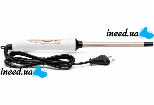 Curling iron for afro curls Promozer MZ-2218 9 mm thin afro for curling and styling hair, ceramic small forceps with indicator and stand 35W