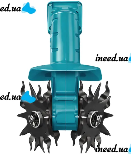 Аккумуляторный ручной мини культиватор Makita G6685 для рыхления и прополки огорода, беспроводной электрокультиватор с 2 аккумуляторами для сада