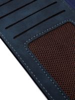Женский замшевый кошелек Baellerry Forever N2345 Dark Blue женское портмоне, клатч на 10 отделений для хранения купюр и мелочи 19х10.5 см Темно синие