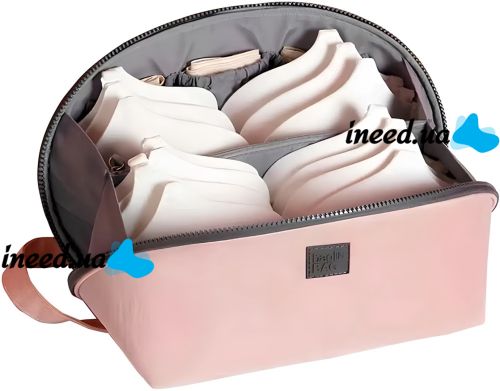 Дорожній органайзер для нижньої білизни Storage Bag in Bac XL-770 універсальна жіноча сумка косметичка для організації та зберігання бюстгальтерів і одягу
