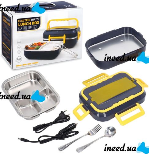 Электрический ланч-бокс Electric Lunch Box DFH-C21 1.5 л ланч бокс с подогревом и металлической съемной чашей от сети и прикуривателя C-21 220V 12V