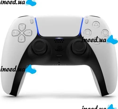 Беспроводной джойстик геймпад Sony PlayStation DualSense для PS5 аккумуляторный игровой контроллер с микрофоном и вибрацией для приставки и ПК White