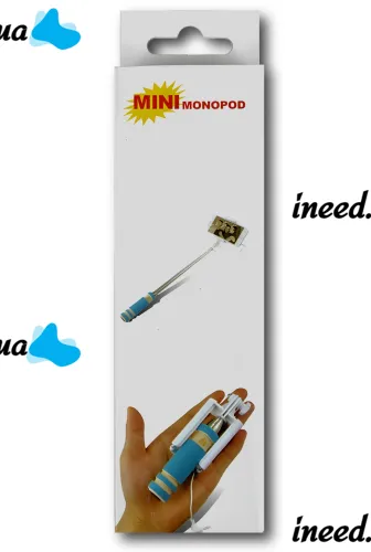 Мини монопод штатив для селфи Mini Monopod Z07-5 E портативная селфи палка 50 см селфи-монопод с кнопкой и кабелем для Android и IOS от AUX
