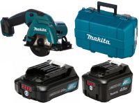 Аккумуляторная дисковая пила Makita HS301DZ циркулярная пила на два аккумулятора для продольного и поперечного распила в кейсе 85 мм 25.5 мм