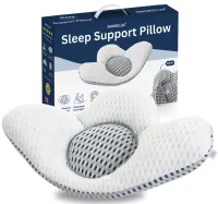 Ортопедическая подушка под поясницу Lumbar Support Pillow SP4817 анатомическая поясничная подушка для поддержки спины и позвоночника 48х30х8 см