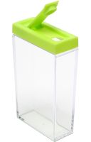 Набор контейнеров для специй Seasoning Six Piece Set 6 штук набор прозрачных емкостей, кухонный органайзер для хранения сыпучих приправ на подставке