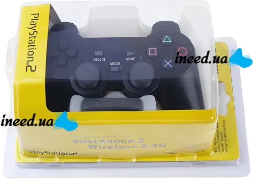Беспроводной джойстик PS2 bluetooth GamePad DualShock Sony PlayStation 2 Play Station PS/2 с двойной вибрацией