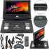 Цифровий DVD програвач 11 "Opera NS-1180 11" поворотний LCD плеєр, Автомобільна DVD-книга з Т2 тюнером, пультом ДУ і джойстиком TV USB SD OP-1180