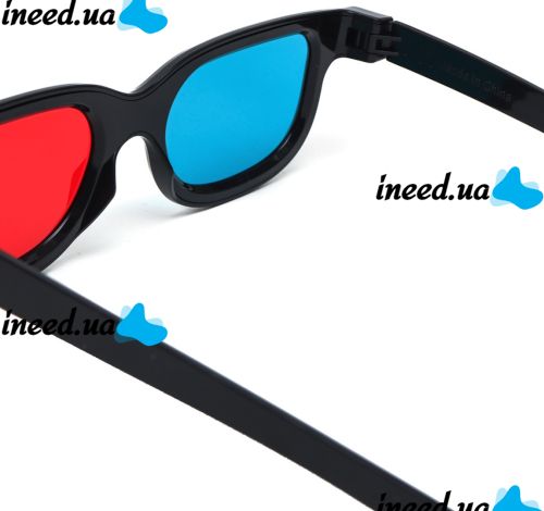 Универсальные 3D очки виртуальной реальности Digital Glasses анаглифные стерео очки в пластиковой оправе для 3Д изображений, фильмов и видео