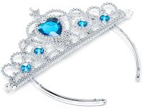 Набор детской косметики Холодное сердце Frozen Makeup Play Set декоративные тени, помада, лаки, корона и перчатки, комплект 17 предметов в чемодане