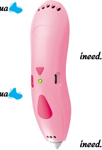 Аккумуляторная ручка с трафаретами 3D Painting Pen K9901 500 mAh беспроводная низкотемпературная 3Д ручка для объемного рисования моделей пластиком