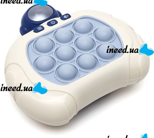 Детская игрушка головоломка Quick Push Pop It Astronaut SN27 интерактивная электронная приставка антистресс поп ит Астронавт на батарейках от 3-х лет