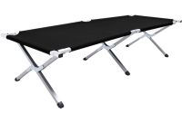 Раскладная кровать для кемпинга Camp Bed 190х65 см портативная складная раскладушка с алюминиевым каркасом до 120 кг кровать-раскладушка с чехлом
