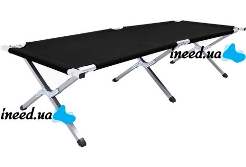 Раскладная кровать для кемпинга Camp Bed 190х65 см портативная складная раскладушка с алюминиевым каркасом до 120 кг кровать-раскладушка с чехлом