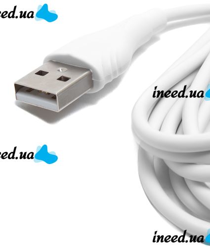 Кабель для зарядного устройства Borofone BX18 USB Type-C 3A 1м для зарядки и передачи данных телефона, зарядка шнур 100 см для смартфона Белый