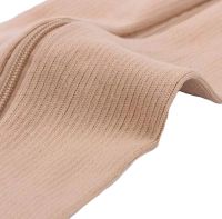 Компрессионные гольфы от варикоза Zip Sox, облегающие лечебные чулки, носки для фиксации лодыжек Зип Сокс со змейкой, Бежевые S/M, L/XL