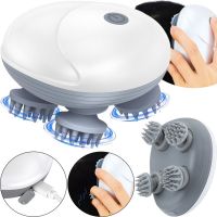 Беспроводной водонепроницаемый массажер Smart Scalp Massager QSK-701 для головы, шеи и плеч Аккумуляторный Media-Tech MT6524 для кошек и собак Белый